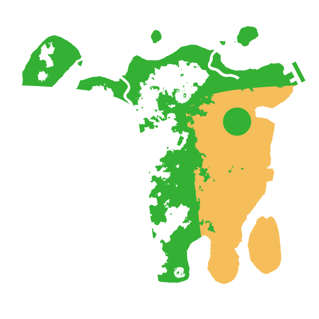 Biome Rust Map: Procedural Map, Size: 3000, Seed: 503365