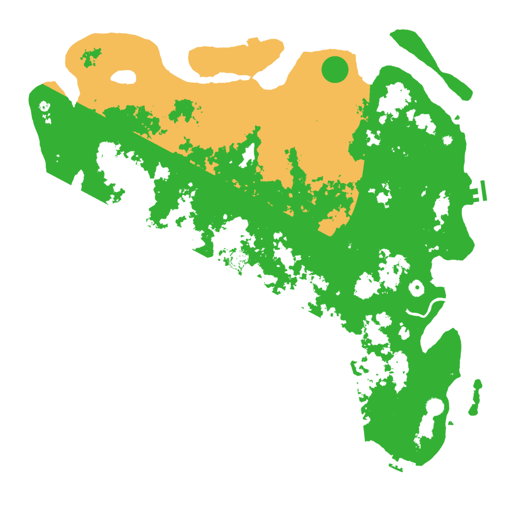 Biome Rust Map: Procedural Map, Size: 5000, Seed: 45982