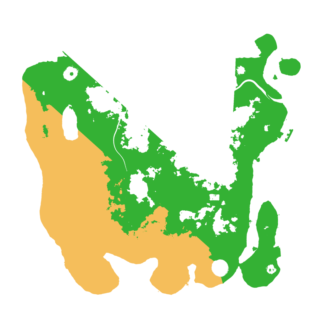 Biome Rust Map: Procedural Map, Size: 3500, Seed: 5676855