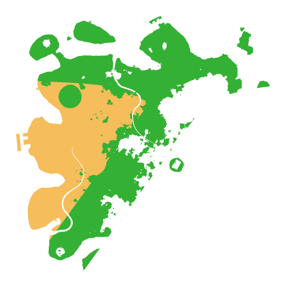 Biome Rust Map: Procedural Map, Size: 3500, Seed: 838198813