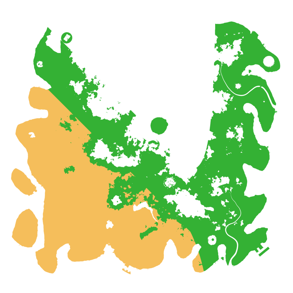 Biome Rust Map: Procedural Map, Size: 4700, Seed: 55310560