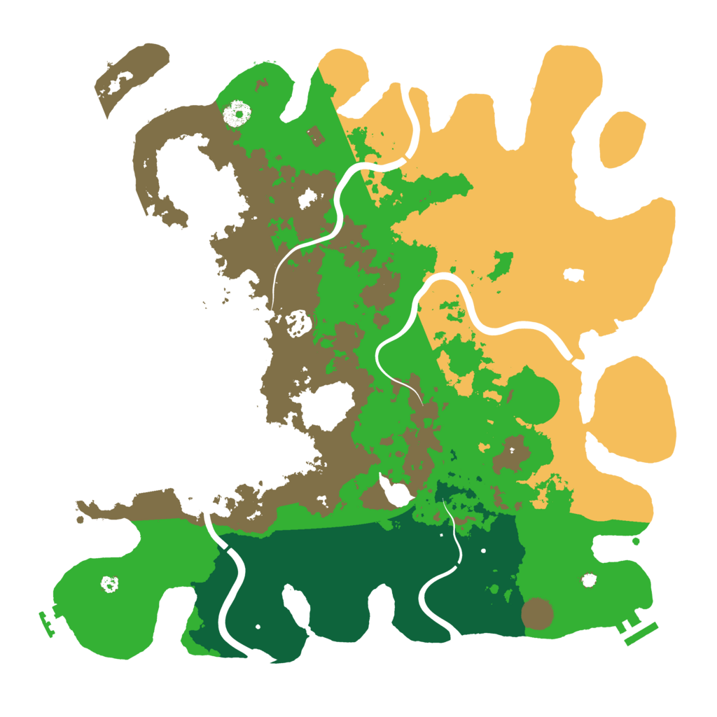 Biome Rust Map: Procedural Map, Size: 4000, Seed: 51353231