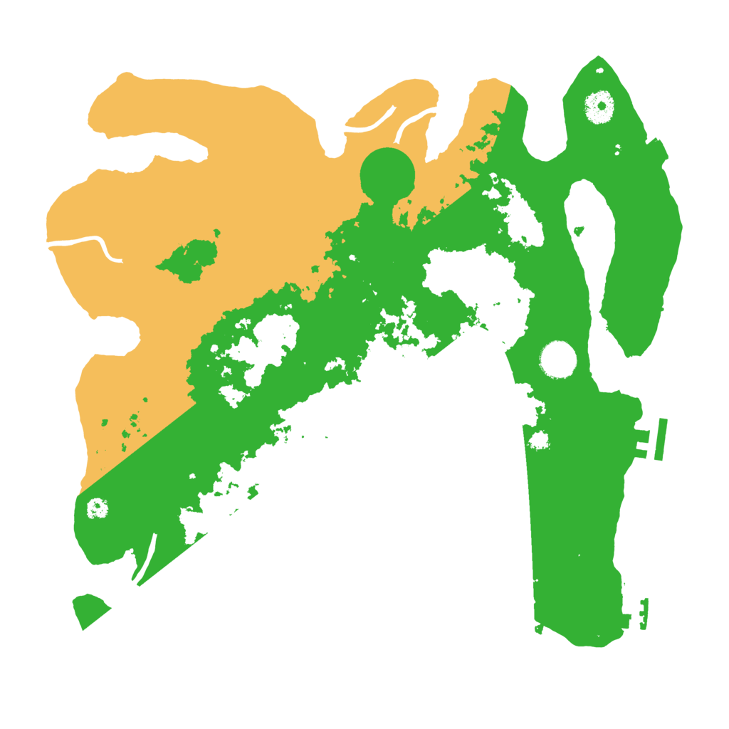 Biome Rust Map: Procedural Map, Size: 3500, Seed: 1485360538