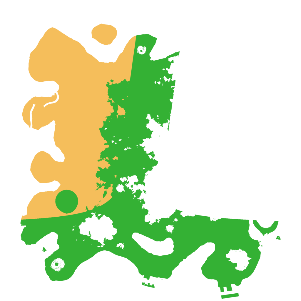 Biome Rust Map: Procedural Map, Size: 3500, Seed: 695636005