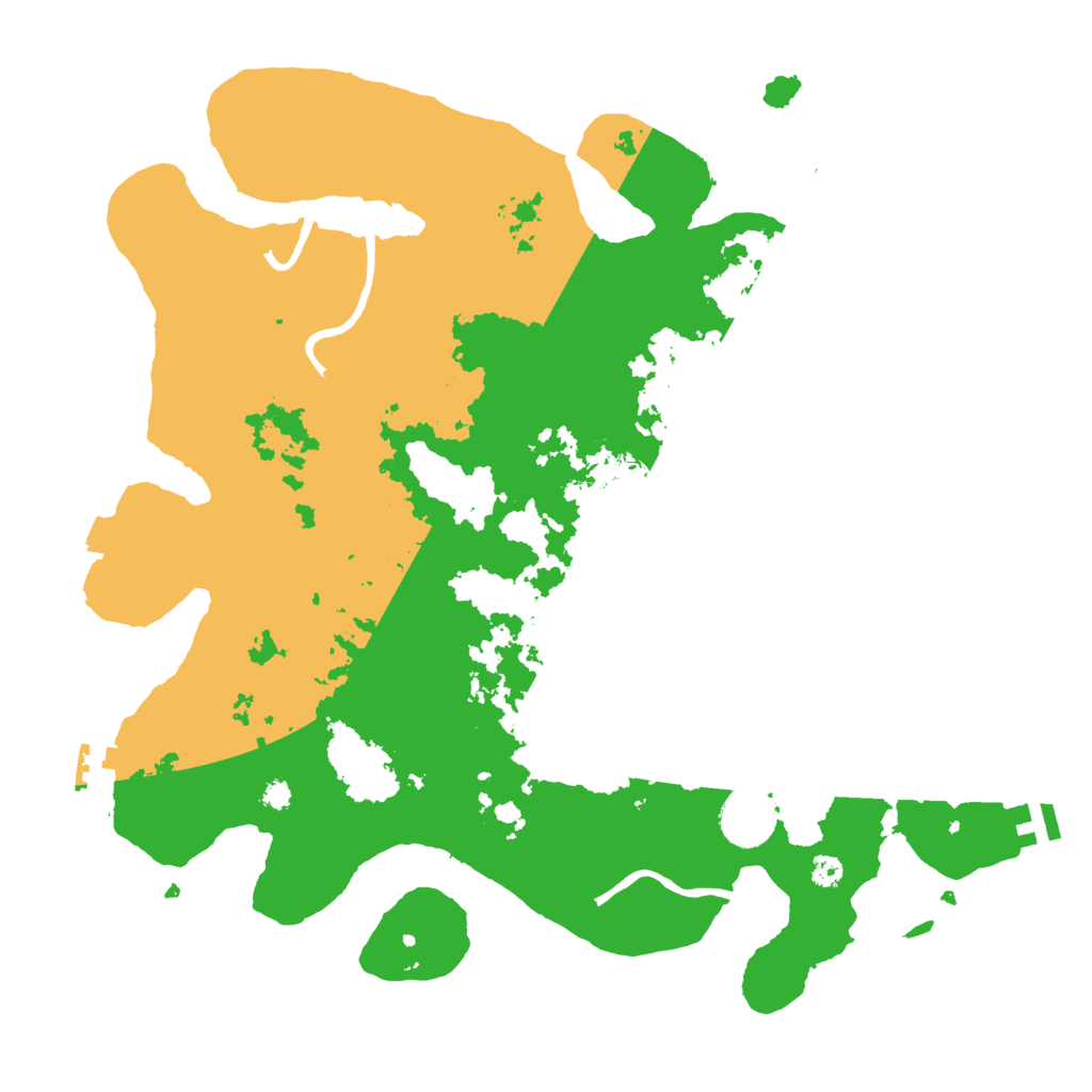 Biome Rust Map: Procedural Map, Size: 3500, Seed: 758764334