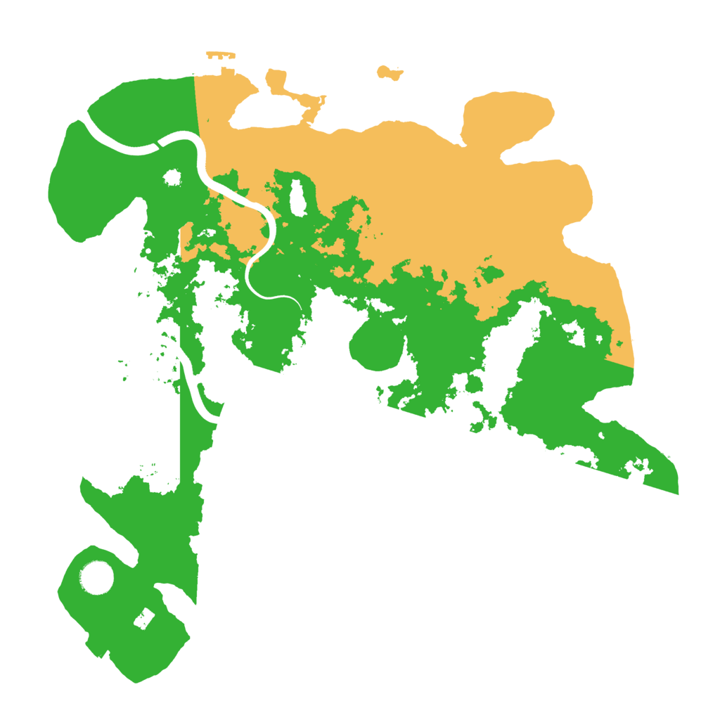 Biome Rust Map: Procedural Map, Size: 3750, Seed: 648254