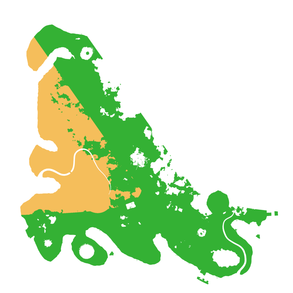 Biome Rust Map: Procedural Map, Size: 3500, Seed: 238496816