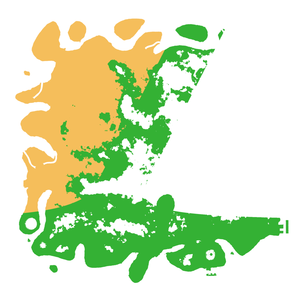 Biome Rust Map: Procedural Map, Size: 4500, Seed: 43716