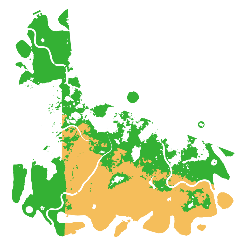 Biome Rust Map: Procedural Map, Size: 6000, Seed: 604519719