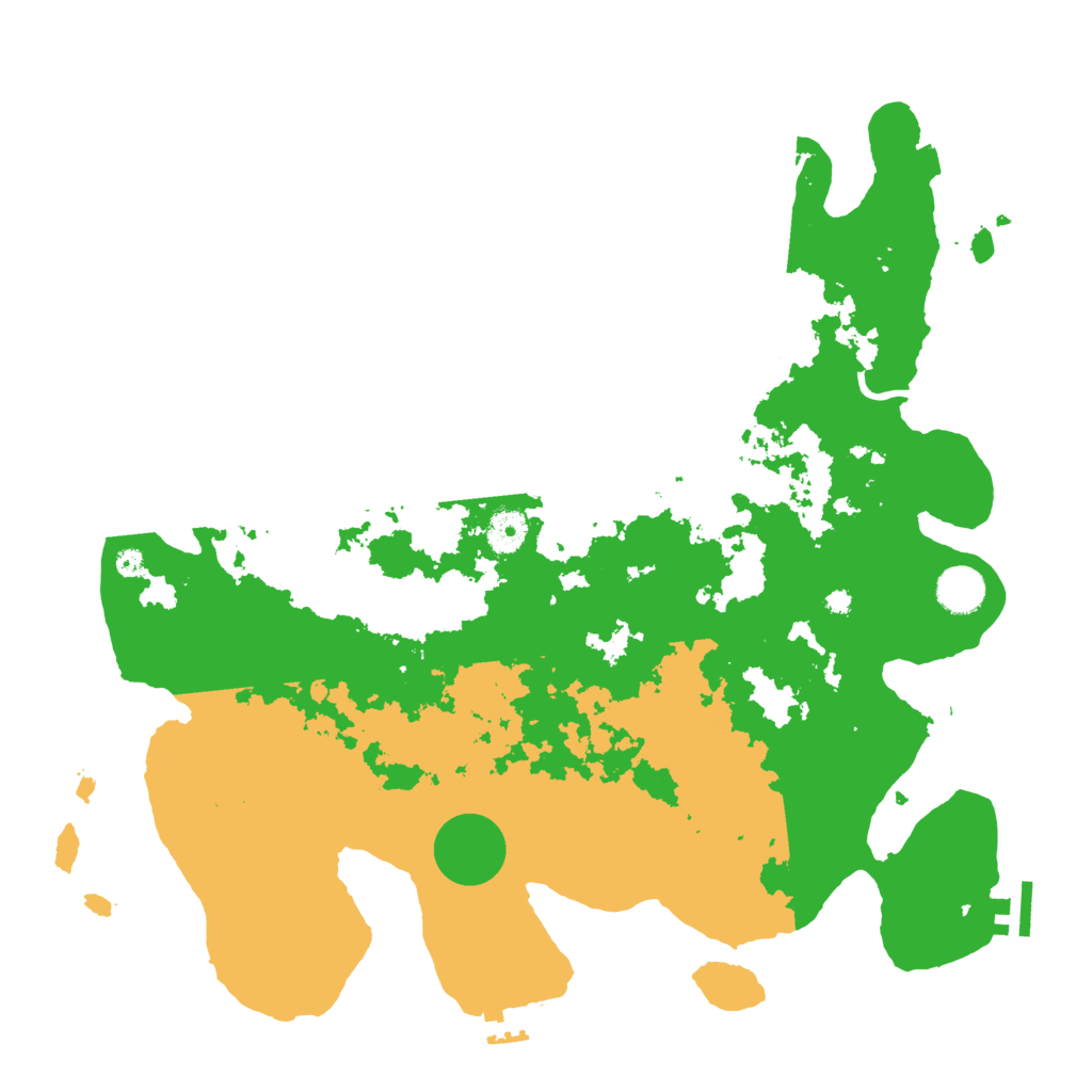 Biome Rust Map: Procedural Map, Size: 4000, Seed: 1800104292