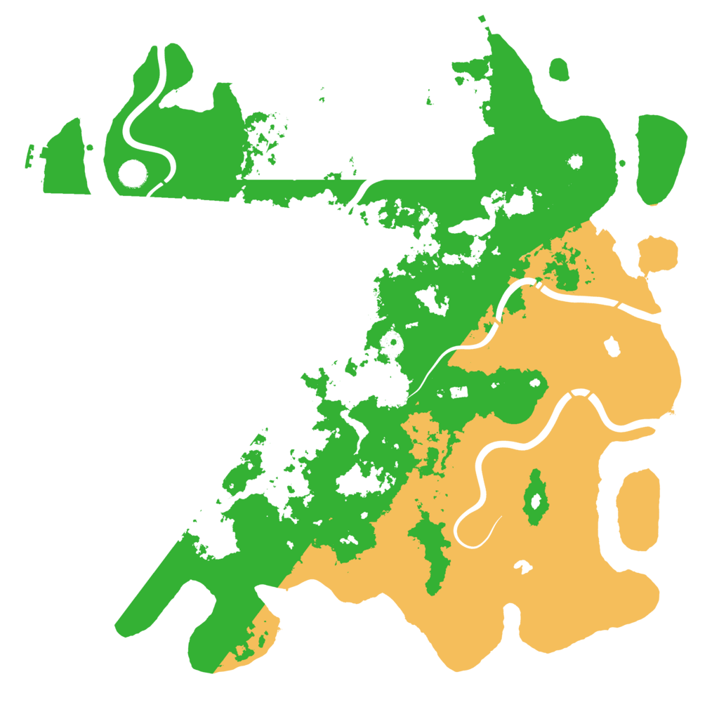 Biome Rust Map: Procedural Map, Size: 4500, Seed: 69007645