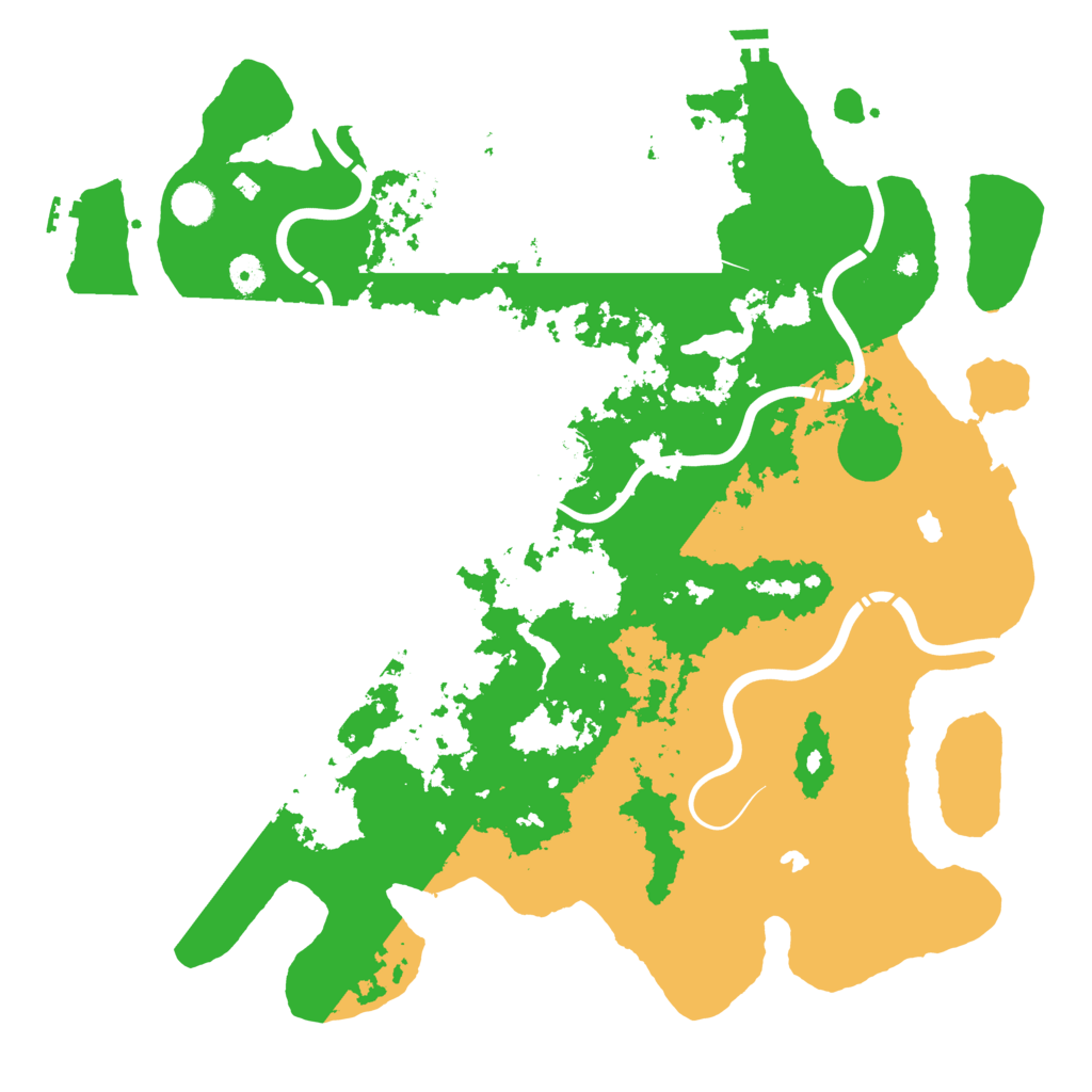 Biome Rust Map: Procedural Map, Size: 4500, Seed: 69007645