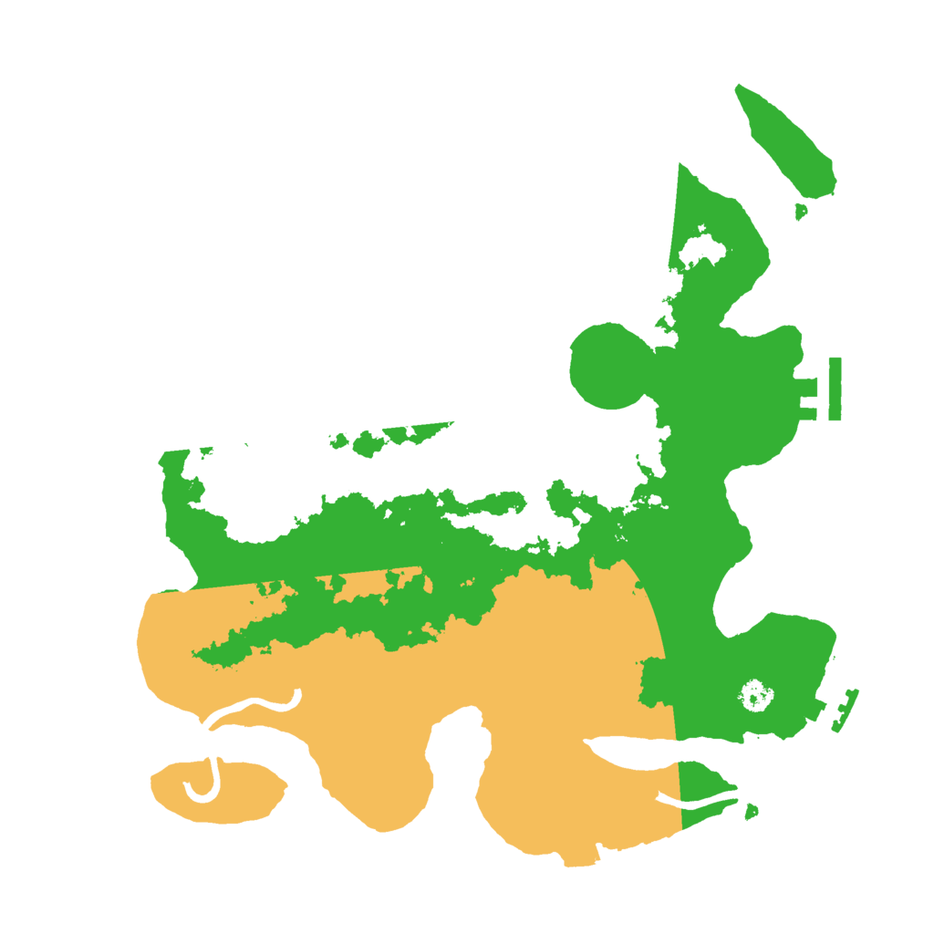 Biome Rust Map: Procedural Map, Size: 3000, Seed: 950893709