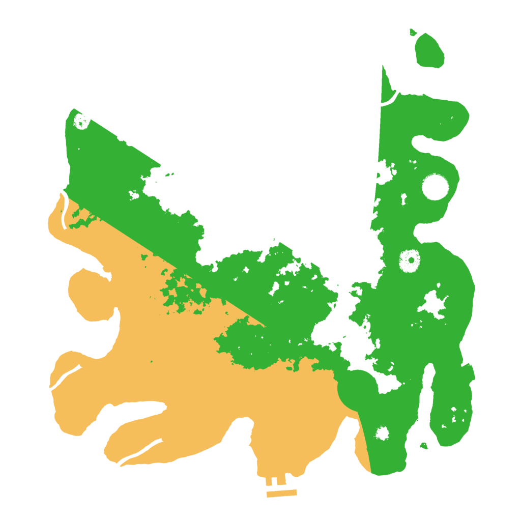 Biome Rust Map: Procedural Map, Size: 3500, Seed: 393376718