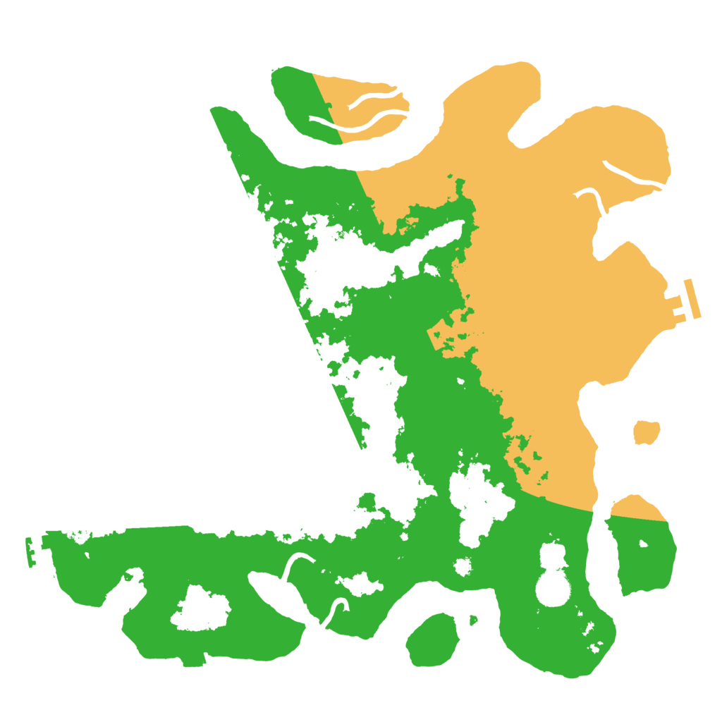 Biome Rust Map: Procedural Map, Size: 3650, Seed: 59238471