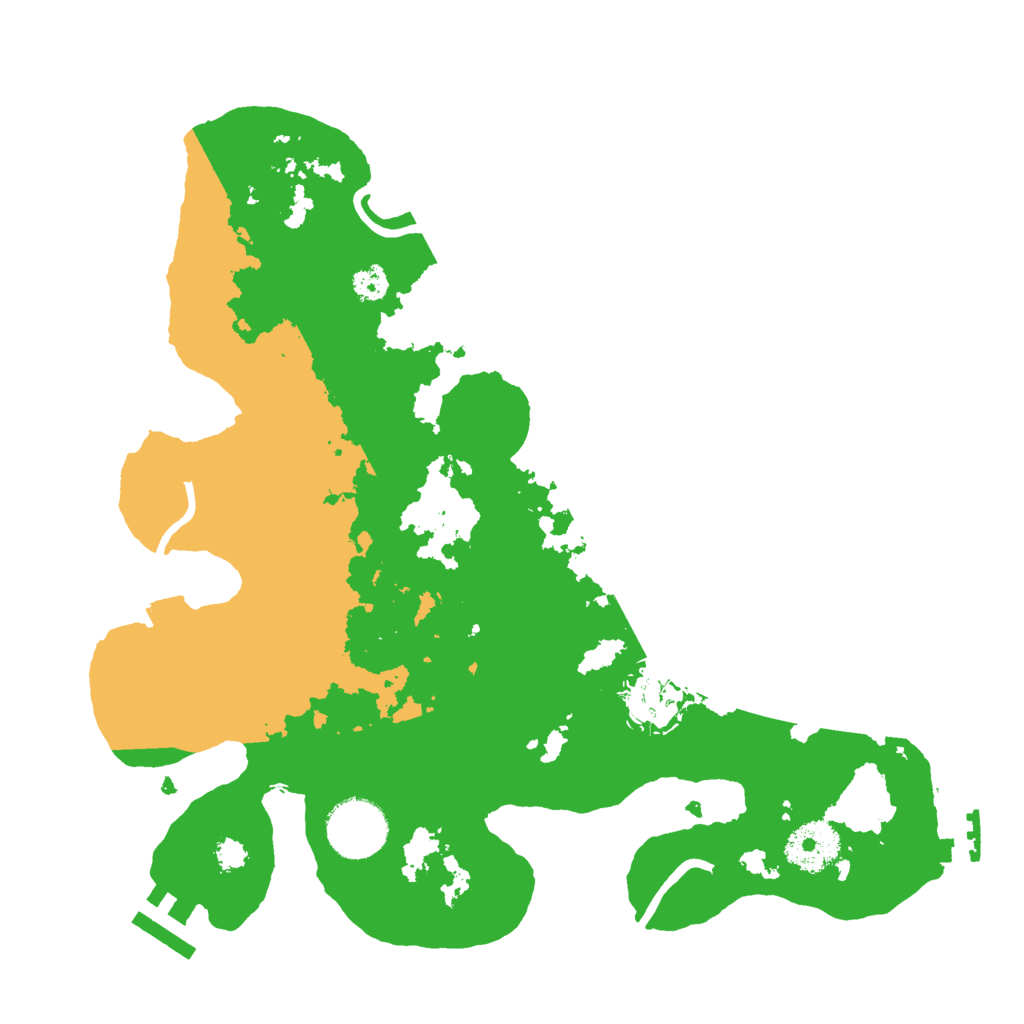 Biome Rust Map: Procedural Map, Size: 3000, Seed: 389564078