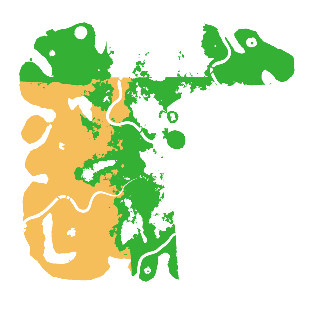 Biome Rust Map: Procedural Map, Size: 4500, Seed: 491474405