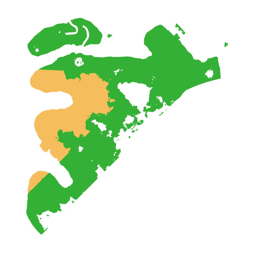 Biome Rust Map: Procedural Map, Size: 3000, Seed: 55434