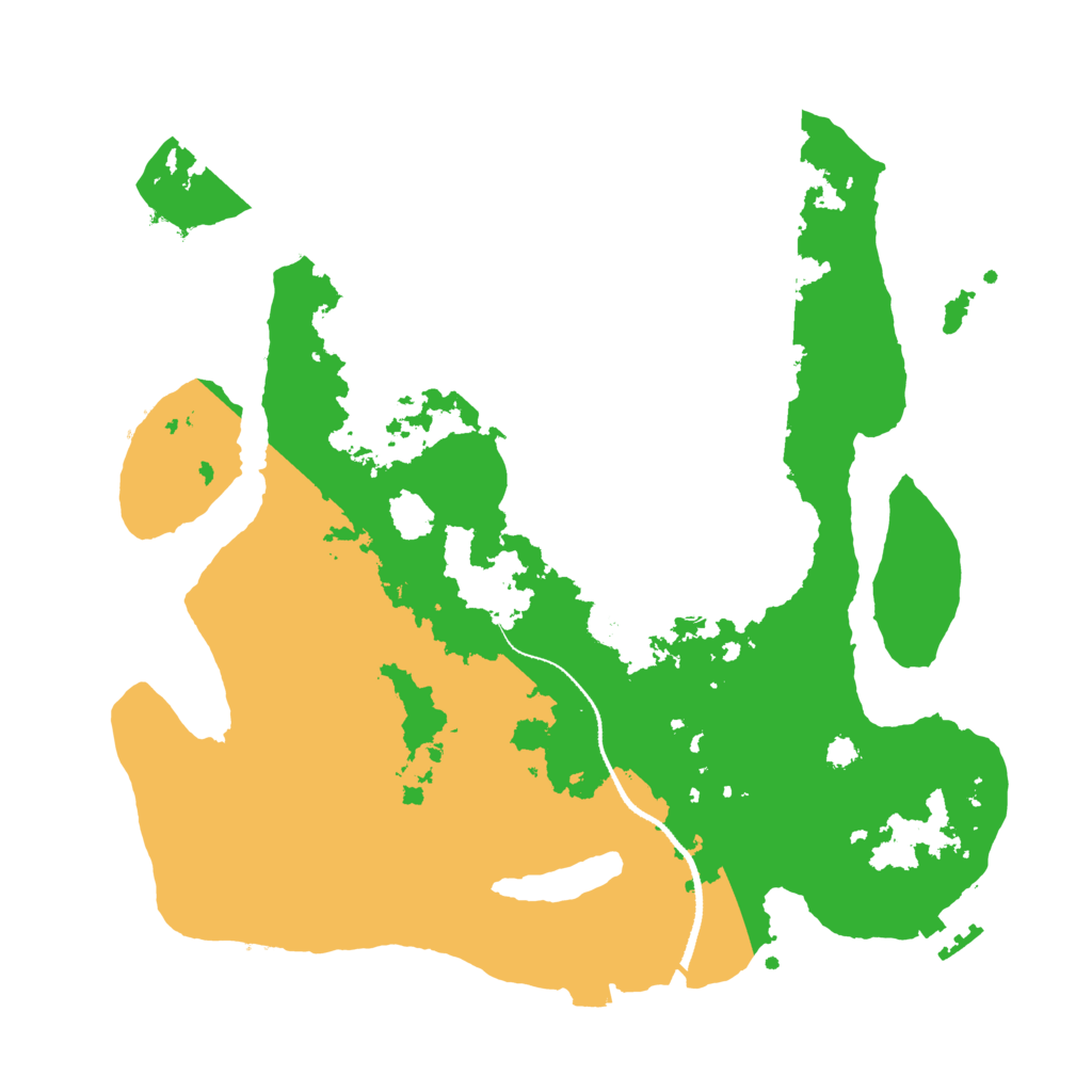 Biome Rust Map: Procedural Map, Size: 3250, Seed: 1464600111