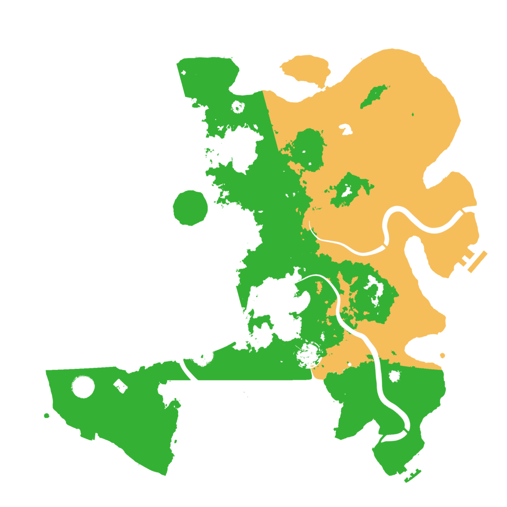 Biome Rust Map: Procedural Map, Size: 4000, Seed: 482647852