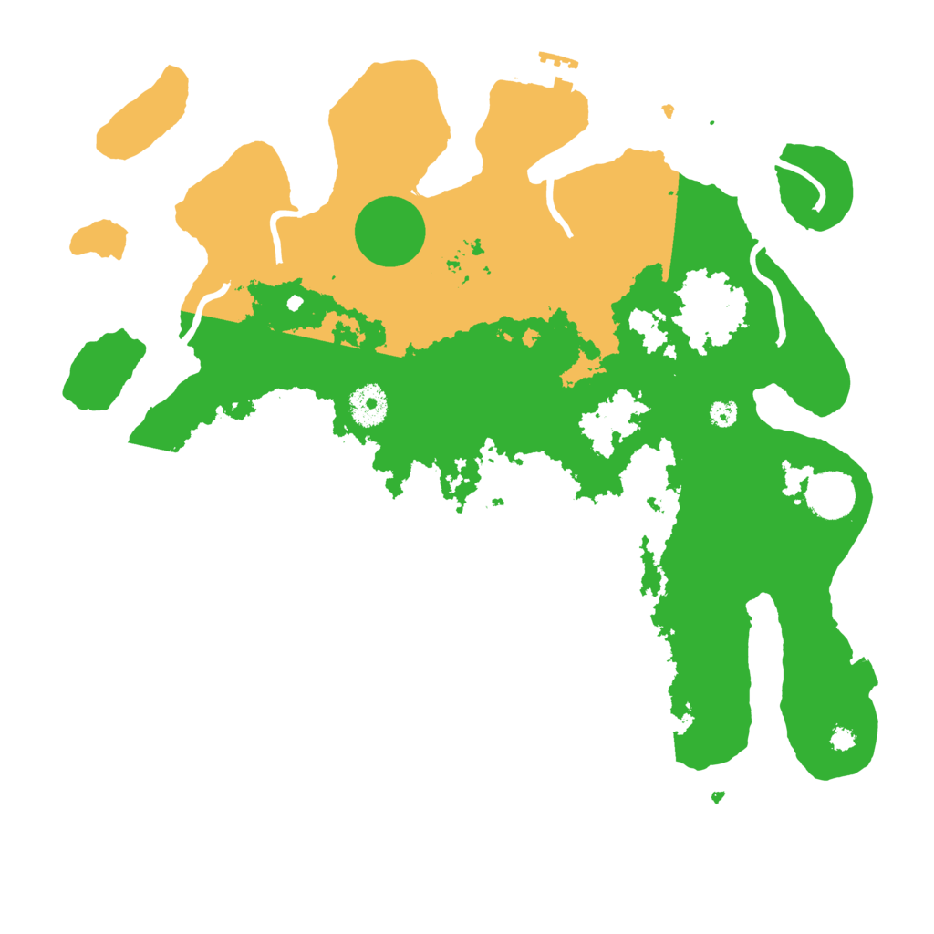 Biome Rust Map: Procedural Map, Size: 3500, Seed: 966254344