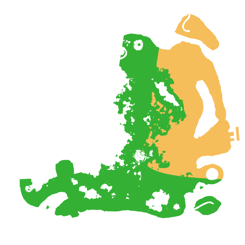 Biome Rust Map: Procedural Map, Size: 3600, Seed: 6738081