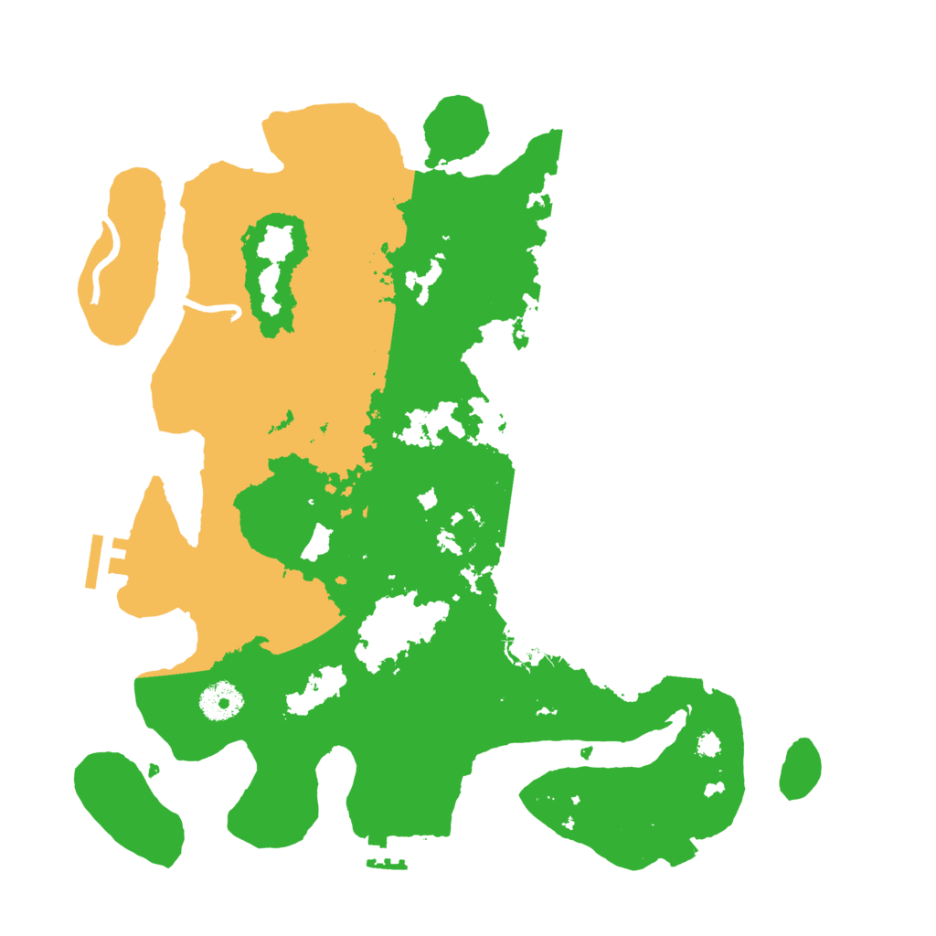 Biome Rust Map: Procedural Map, Size: 3500, Seed: 2097597861