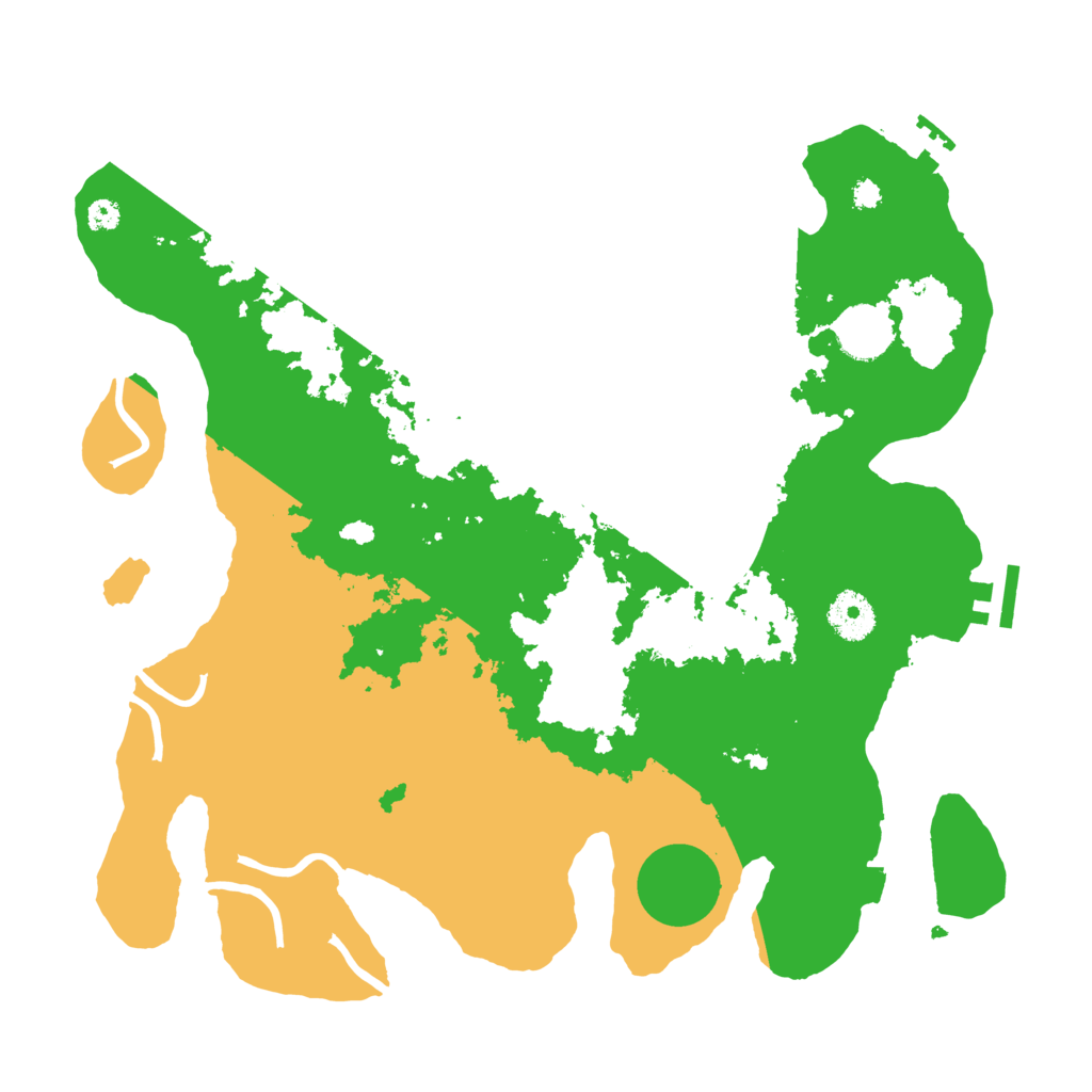 Biome Rust Map: Procedural Map, Size: 3500, Seed: 1077597365