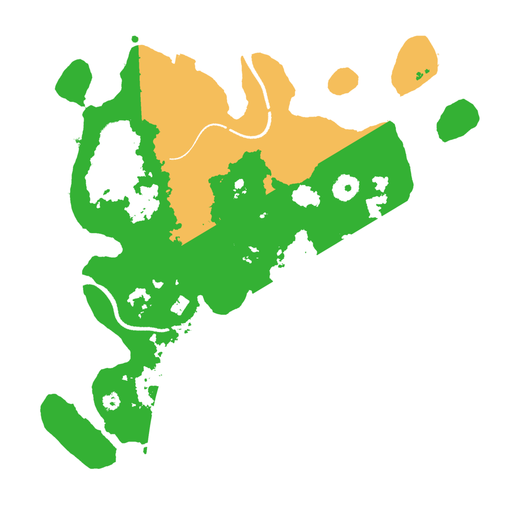 Biome Rust Map: Procedural Map, Size: 3000, Seed: 8140242