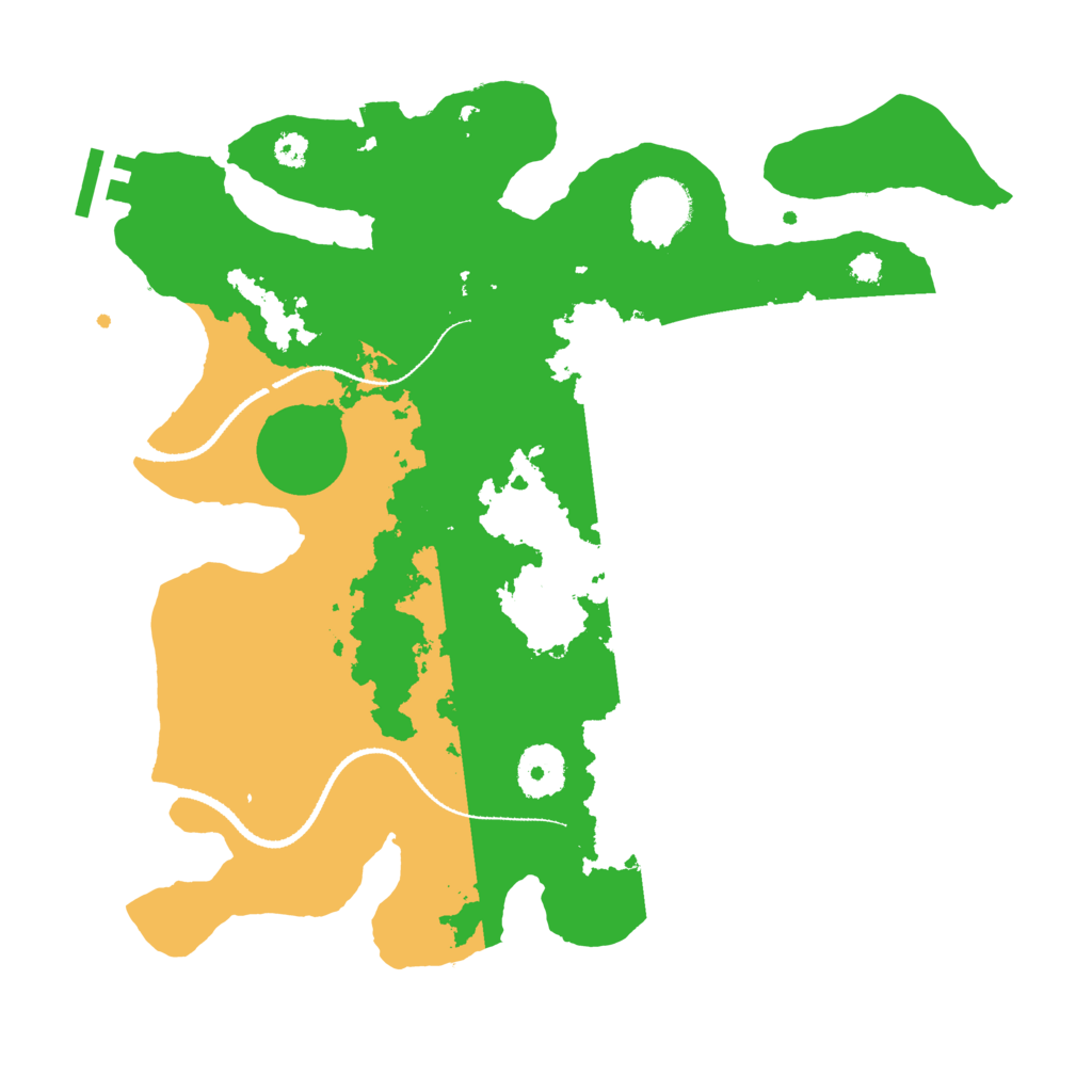 Biome Rust Map: Procedural Map, Size: 3200, Seed: 685643002