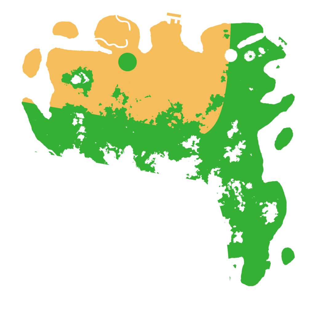 Biome Rust Map: Procedural Map, Size: 4500, Seed: 1723785476