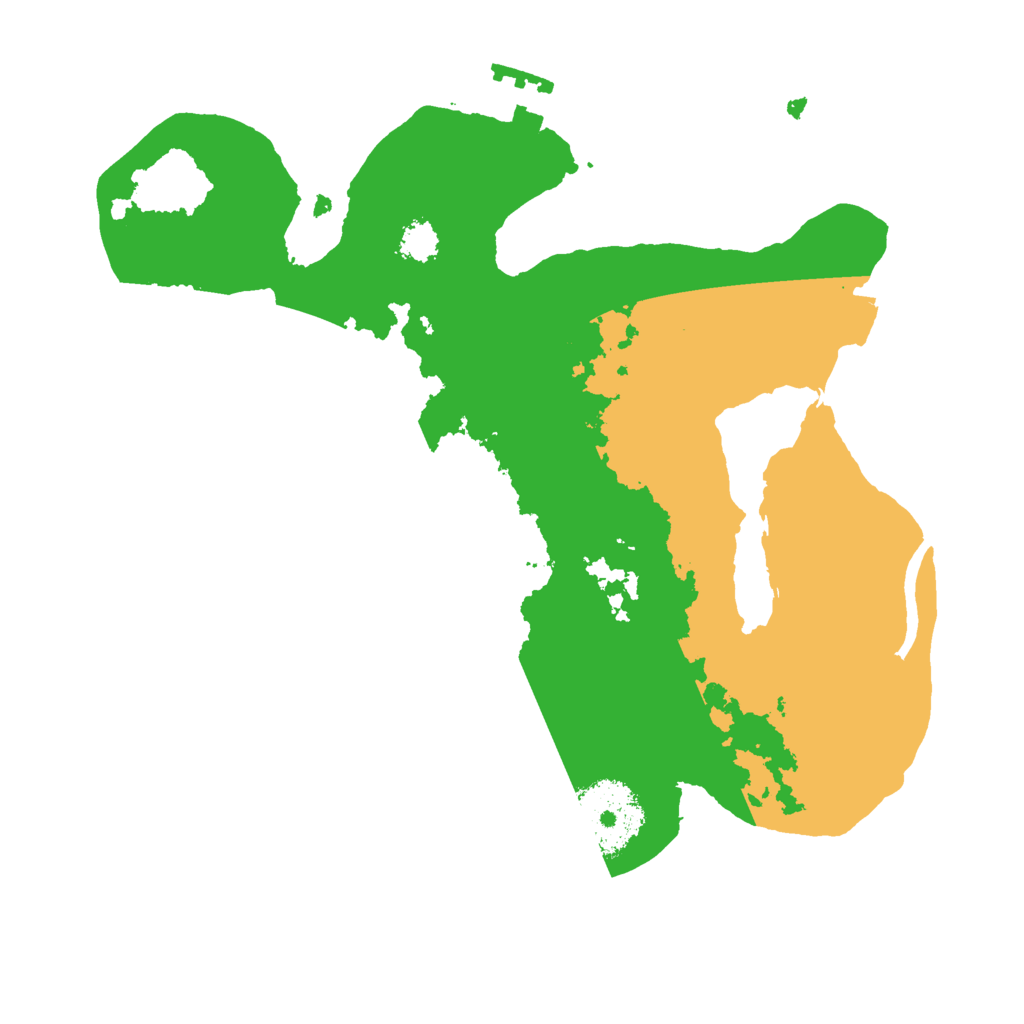 Biome Rust Map: Procedural Map, Size: 2400, Seed: 334