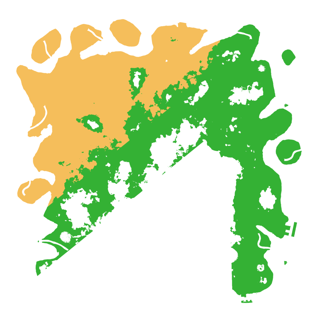 Biome Rust Map: Procedural Map, Size: 4350, Seed: 1025464844