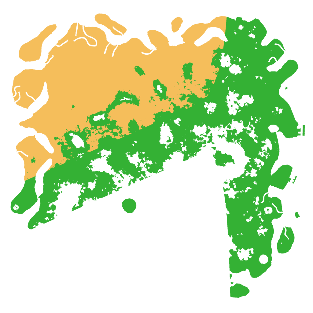 Biome Rust Map: Procedural Map, Size: 6000, Seed: 75482