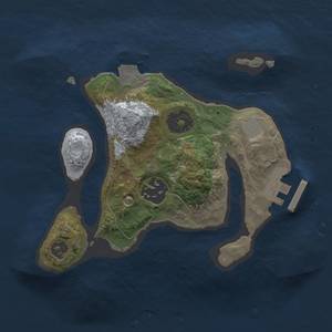 Thumbnail Rust Map: Procedural Map, Size: 2000, Seed: 348612805, 5 Monuments