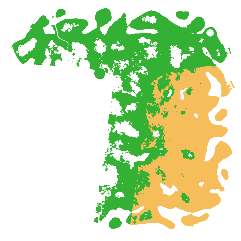 Biome Rust Map: Procedural Map, Size: 6000, Seed: 1122213342