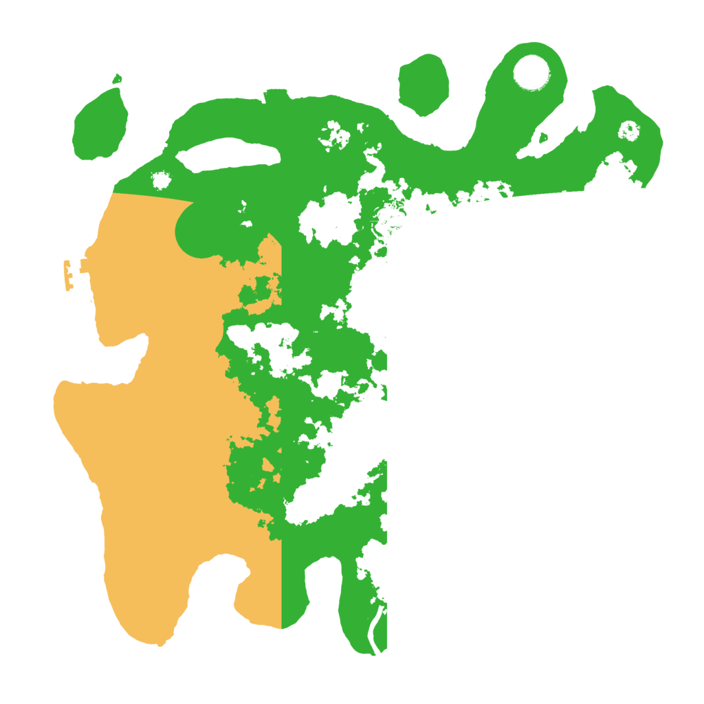 Biome Rust Map: Procedural Map, Size: 3500, Seed: 1495858156