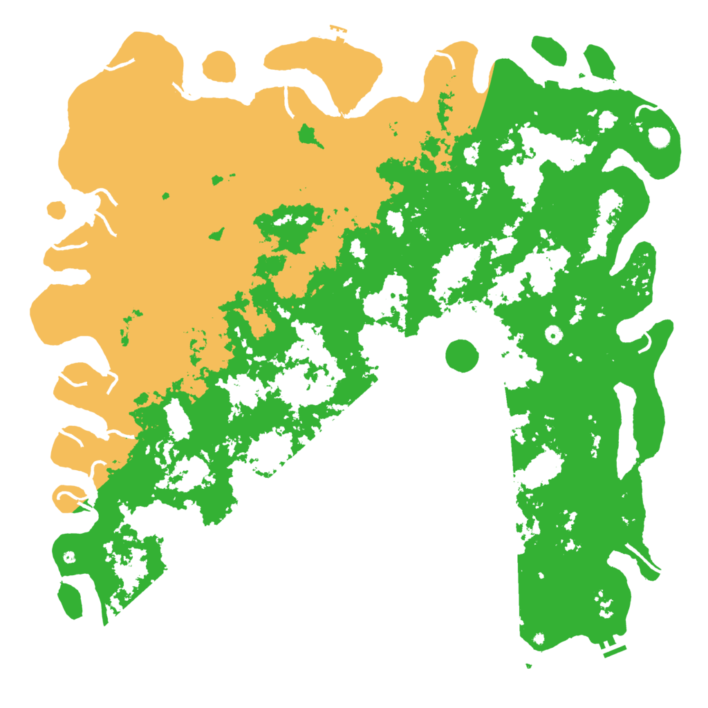 Biome Rust Map: Procedural Map, Size: 6000, Seed: 522390500