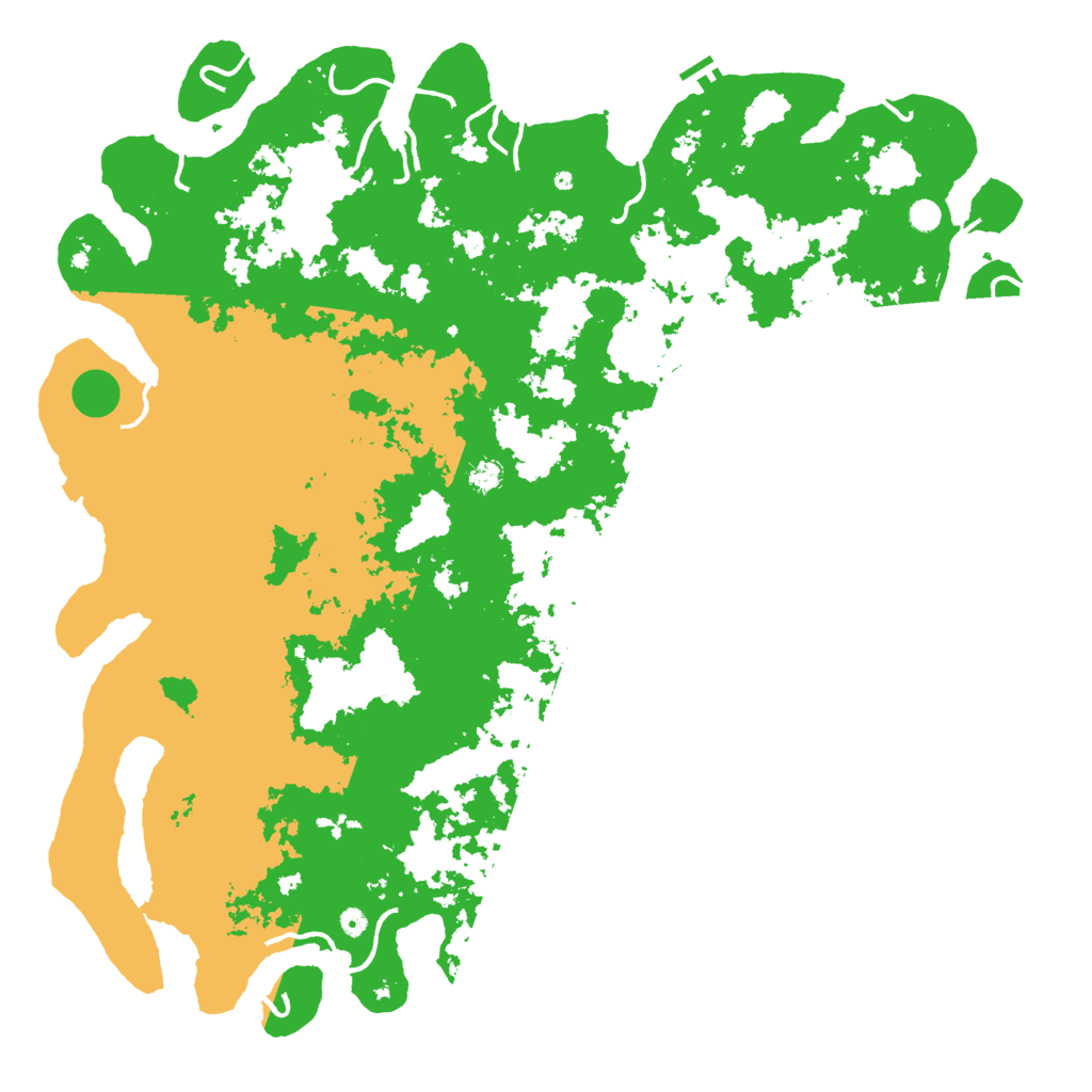 Biome Rust Map: Procedural Map, Size: 6000, Seed: 416