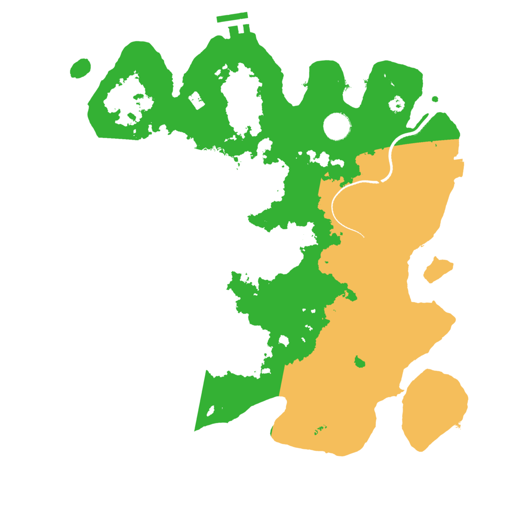 Biome Rust Map: Procedural Map, Size: 3300, Seed: 1842320344