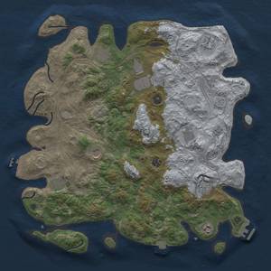 Thumbnail Rust Map: Procedural Map, Size: 4250, Seed: 804802009, 18 Monuments