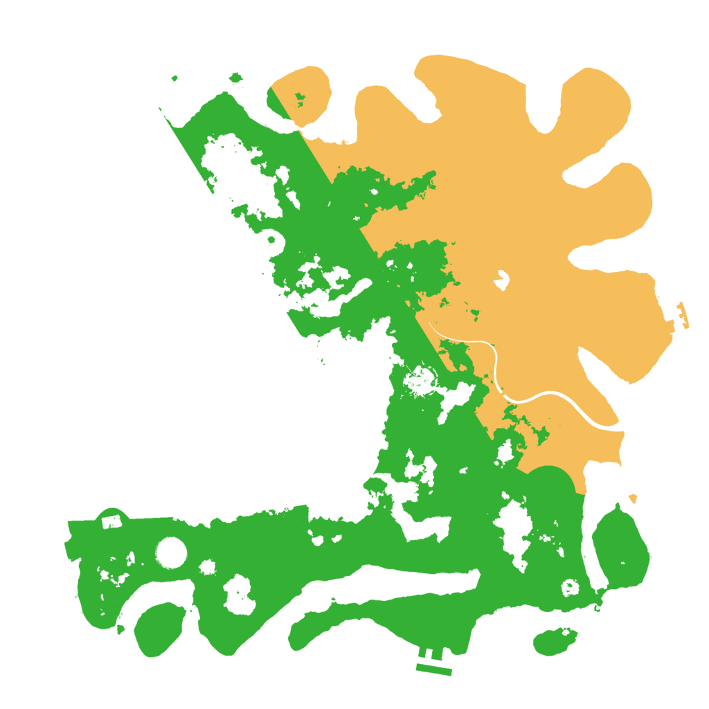 Biome Rust Map: Procedural Map, Size: 4000, Seed: 1365011854