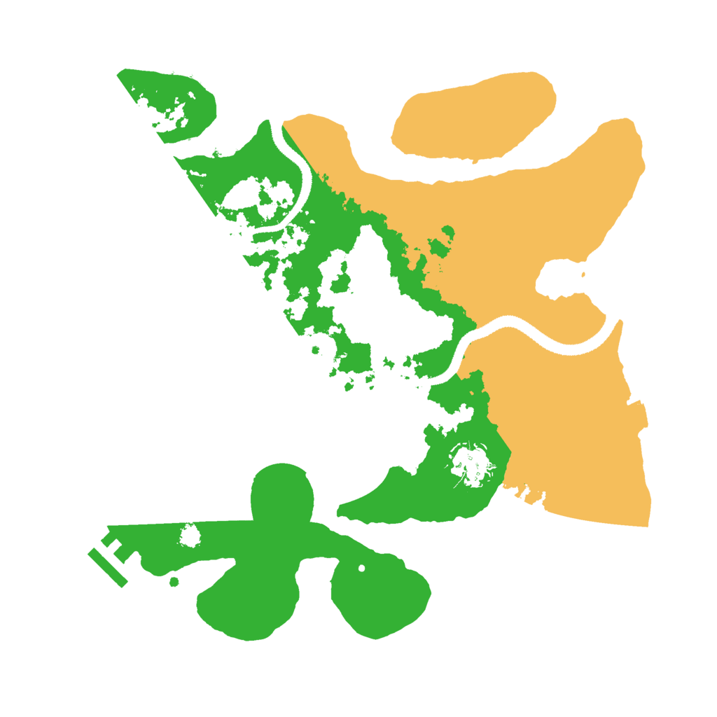 Biome Rust Map: Procedural Map, Size: 3000, Seed: 4529183