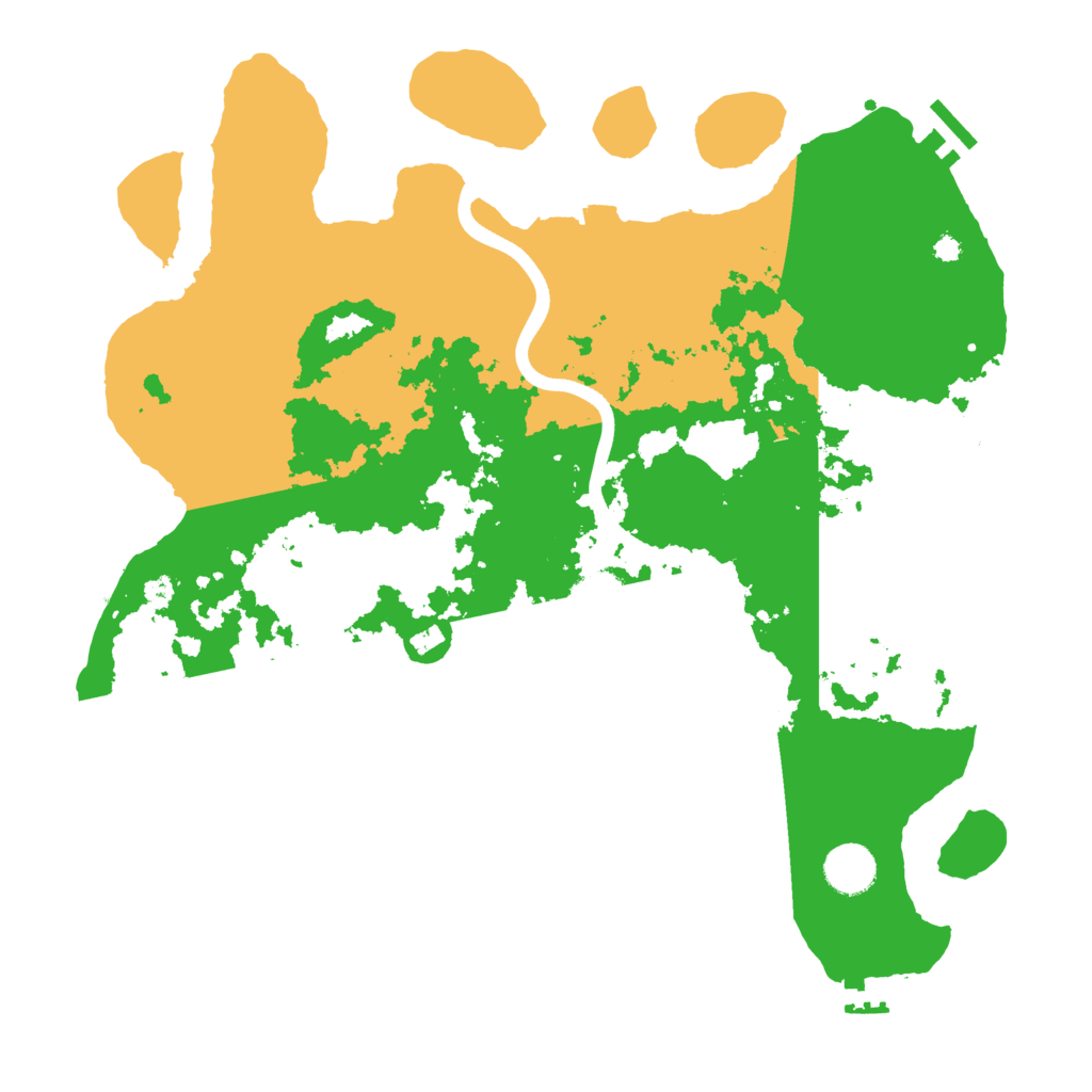 Biome Rust Map: Procedural Map, Size: 3750, Seed: 6548456