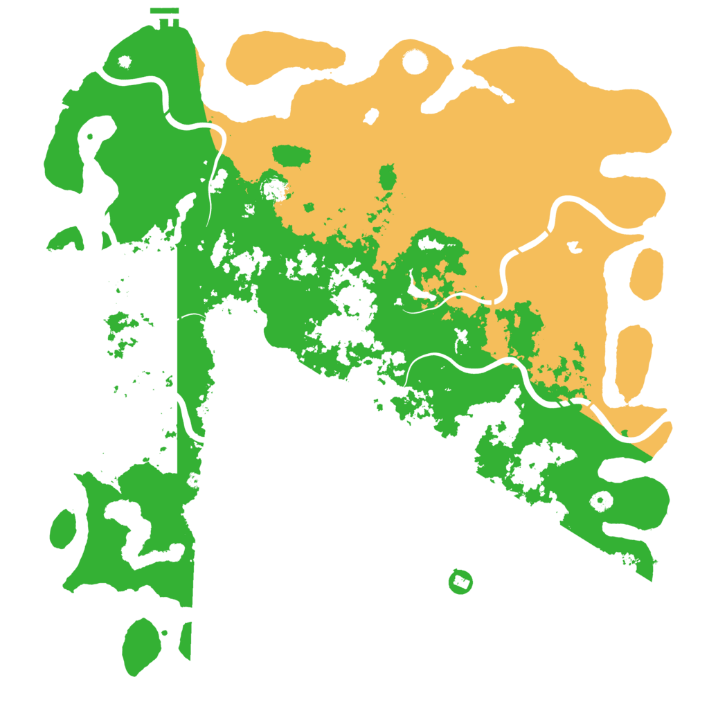 Biome Rust Map: Procedural Map, Size: 5000, Seed: 171375212
