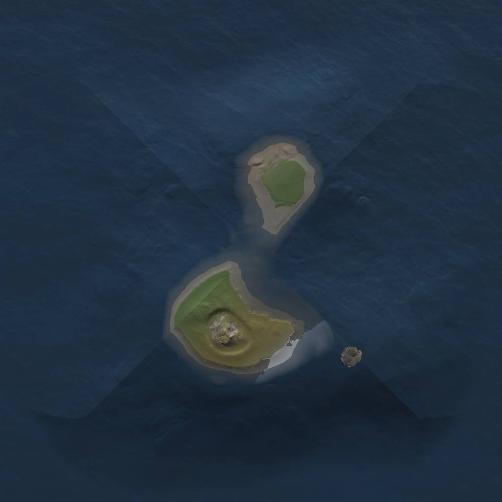 Rust Map: Procedural Map, Size: 1000, Seed: 522390500, 1 Monuments