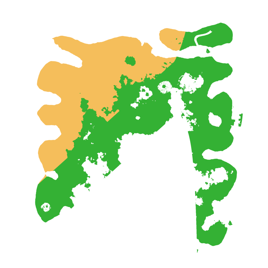 Biome Rust Map: Procedural Map, Size: 3100, Seed: 522390500