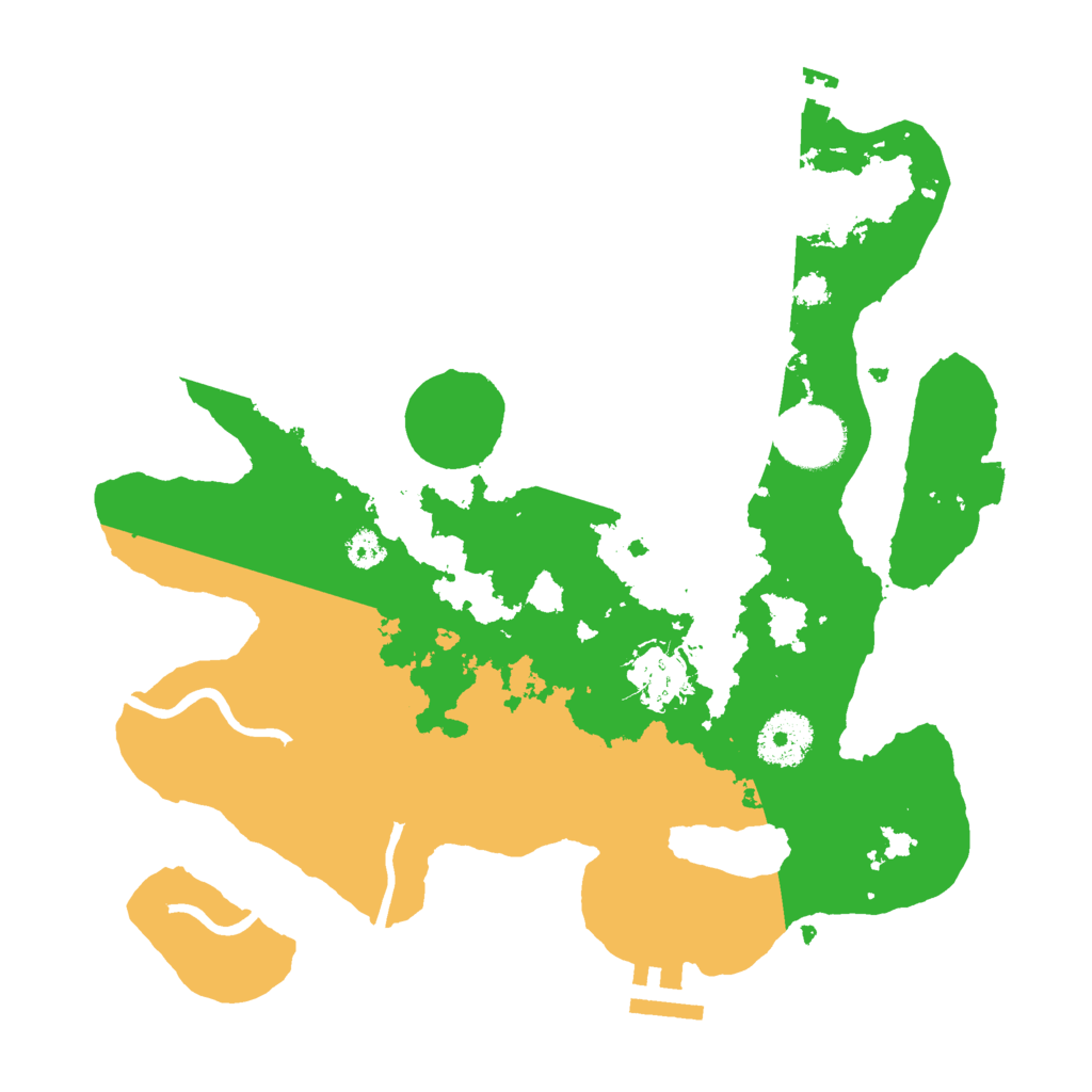 Biome Rust Map: Procedural Map, Size: 3000, Seed: 575951742