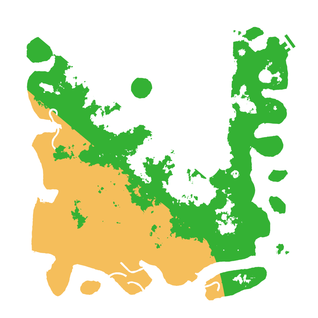 Biome Rust Map: Procedural Map, Size: 4250, Seed: 1204830979