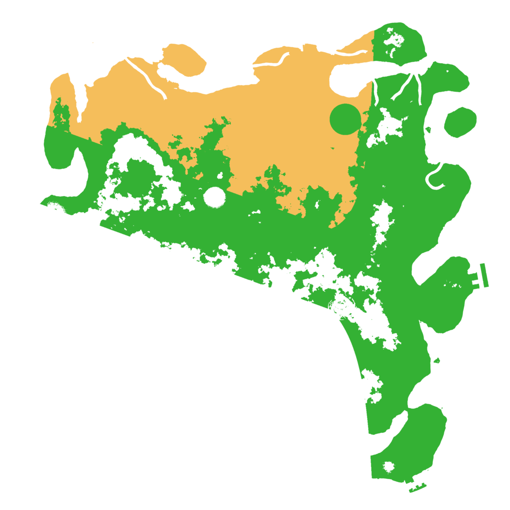 Biome Rust Map: Procedural Map, Size: 4300, Seed: 40149325